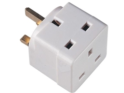 2 WAY ADAPTOR 13AMP NO FUSE PK20