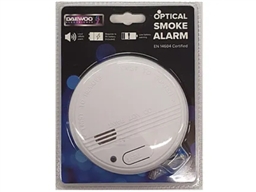 BATTERY SMOKE ALARM LED FLASH TEST BUTTON