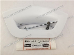 DOOR HANDLE KIT WHITE HOTPOINT