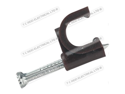 CABLE CLIP 7-9mm BROWN CO-AX