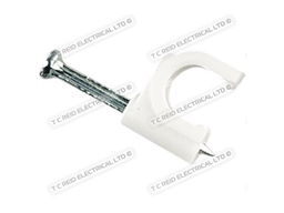 CABLE CLIP 7-9mm WHITE CO-AX