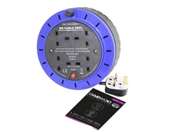 EXTENSION REEL 5M 13AMP 4xSOCKET CASSETTE