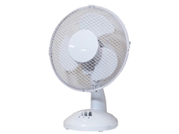 FAN 9" DESK 2 SPEED OSCILLATING WHITE