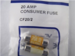 20AMP CONSUMER FUSES PK2