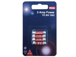 3 AMP FUSE 4 PER CARD 