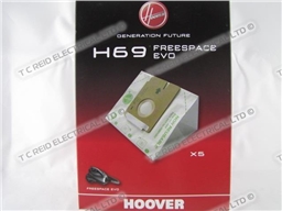 H69 VAC BAGS GENUINE HOOVER NEW FREESPACE PK5
