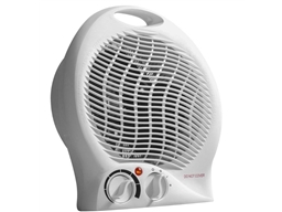 2KW FAN HEATER DUAL HEAT 1KW OR 2KW THERMOSTAT & CUT OUT 