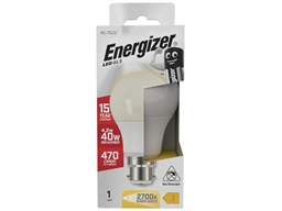 ENERGIZER LED GLS BC B22 27K WARM WHITE 4.2W 470LM = 40W
