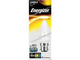 ENERGIZER LED CANDLE BC B22 27K 5.9W 470LM 