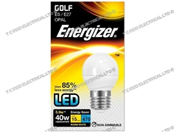 ENERGIZER LED GOLF BALL ES E27 27K WARM WHITE 5.9W 470LM