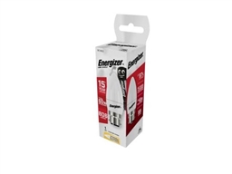 ENERGIZER LED CANDLE BC B22 27K 7.3W = 60W 806LM S17355