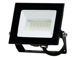 LED 20W FLOODLIGHT FITTING BLACK 65K DAYLIGHT