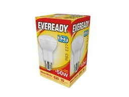 EVEREADY LED SPOT R63 ES E27 3K WARM WHITE 7.8W = 50W 630LM PK5 S13632