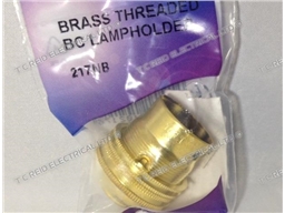 BRASS LAMPHOLDER 1/2 INCH PK1