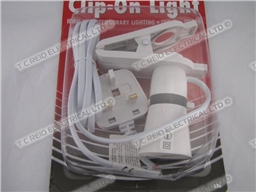 CLIP ON LIGHT LAMPHOLDER & FLEX D08P PK1