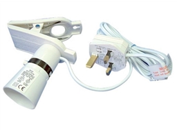 CLIP ON LIGHT LAMPHOLDER & FLEX DISPLAY BAG PK1
