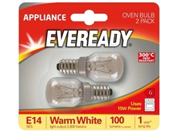 PYGMY OVEN LAMP 15W SES E14 CLEAR BLISTER PK2X10