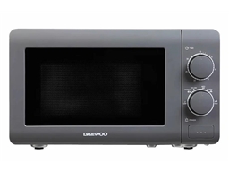 DAEWOO MICROWAVE GREY 20L 800W MANUAL CONTROL