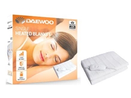 SINGLE SIZE ELECTRIC BLANKET TIED DAEWOO