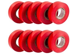 RED PVC INSULATING TAPE 20mx19mm PK10