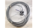 GREY VACUUM CABLE C/W PLUG 0.75MM 2 CORE 10 MTR