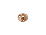 BRASS BACKPLATE ½" PK10