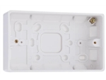 2 GANG 32mm PATTRESS SURFACE BOX PK5