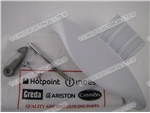 DOOR HANDLE KIT WHITE ARISTON, CREDA, HOTPOINT, INDESIT