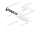 CABLE CLIP 7-9mm WHITE CO-AX