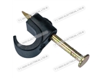 CABLE CLIP 7mm BLACK FOR SATELLITE CABLE