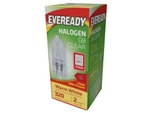 ENERGIZER HALOGEN G9 CAPSULE LAMP 33W = 40W CLEAR 240V PK1