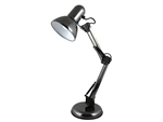 BLACK CHROME DESK LAMP 40W L945BK