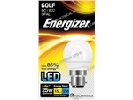 ENERGIZER LED GOLF BALL BC B22 27K 3.4W 250LM