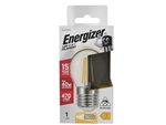 ENERGIZER FILAMENT LED CLEAR CANDLE ES E27 27K WARM WHITE 4W 470LM