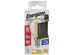 ENERGIZER FILAMENT DIMMABLE LED CLEAR GOLF BALL BC SES E14 27K WARM WHITE 5W = 40W 550LM