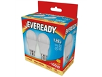 BULBS LAMPS LIGHTS WATT  EVEREADY LED GLS BC B22 3K Warm White 13W 1521LM = 100W PK2 X 6 