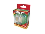 EVEREADY FILAMENT LED CANDLE SBC B15 27K WARM WHITE 4W = 40W 470LM PK2 X 6 S17395