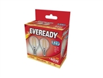 EVEREADY FILAMENT LED GOLF BALL SES E14 27K WARM WHITE 4W = 40W 470LM PK2 X 6 S17400