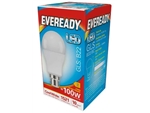 EVEREADY LED GLS BC B22 4K COOL WHITE 14W = 100W 1560LM PK5 S14316