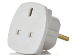 TRAVEL ADAPTOR CONTINENTAL EUROPE ROUND PIN