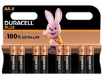 DURACELL PLUS 100 AA BATTERY PK8 x10 CARDS