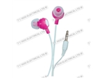 PINK EARPHONES 3.5MM 1.2 MTR LEAD