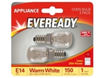 PYGMY OVEN LAMP 25W SES E14 CLEAR BLISTER PK2X10