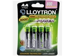 RECHARGEABLE AA BATTERY 800mah NI-MH PK4