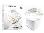 SINGLE SIZE FLEECE FITTED ELECTRIC BLANKET DAEWOO