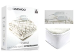 KING SIZE FLEECE FITTED ELECTRIC BLANKET DAEWOO