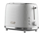 HONEYCOMB 2 SLICE TOASTER 7 SETTINGS WHITE DAEWOO