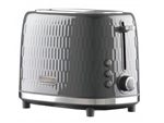 HONEYCOMB 2 SLICE TOASTER 7 SETTINGS GREY DAEWOO