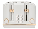 HADEN SALCOMBE 4 SLICE TOASTER GREY & COPPER
