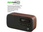 DAB & DIGITAL FM RADIO VQ DEXTER WALNUT